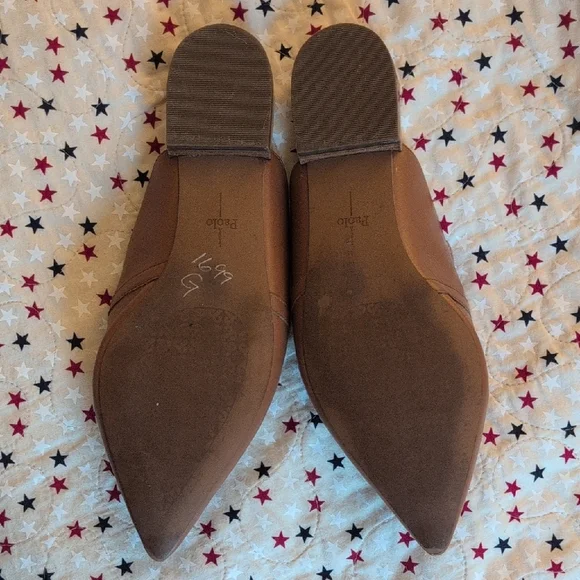 Paolo Brown Chain-Link Mules - Picture 2 of 4